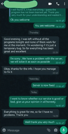 iptv whatsapp testimonial 14-01