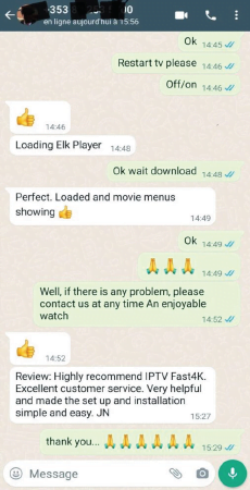 iptv whatsapp testimonial 15-01