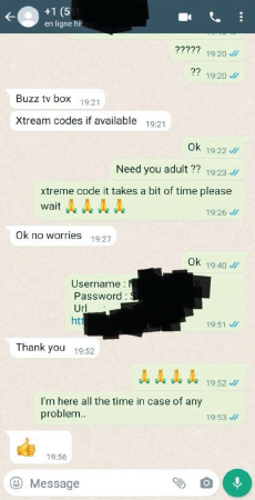 iptv whatsapp testimonial 21-01